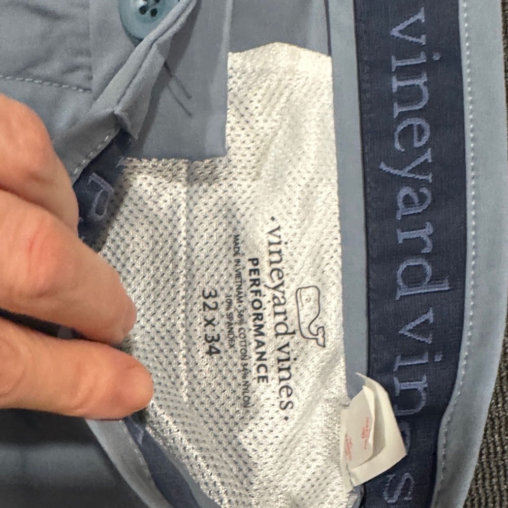 Vineyard Vines Performance Pants – Blue Mirage – 32x34 – NWT - Picture 6 of 7